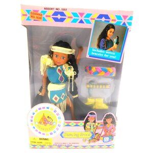 Kid Kore Native American Heartland Doll Dancing Brook Original Box 1994 Bracelet
